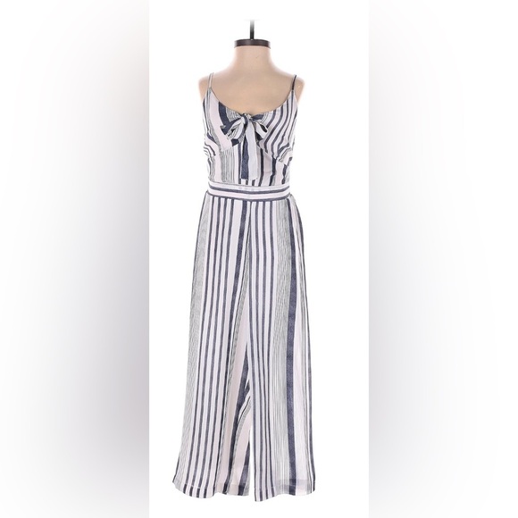 Japna Pants - Japna Blue Pinstripe   Spaghetti Strap Jumper